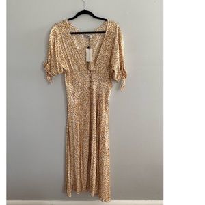 Faithfull The Brand Floral Midi Dress NWT